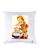 Printed Pillow Case Polyester White 30x30cm
