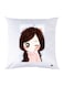 Printed Pillow polyester White 30x30cm