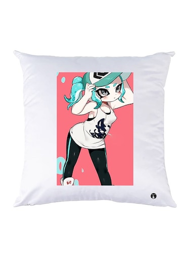 Printed Pillow Case polyester White 30x30cm