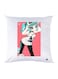 Printed Pillow Case polyester White 30x30cm