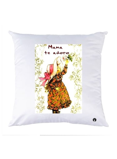 Printed Pillow polyester Multicolour 30x30cm