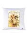 Printed Pillow polyester White 30x30cm