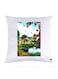 Printed Pillow Case polyester White 30x30cm