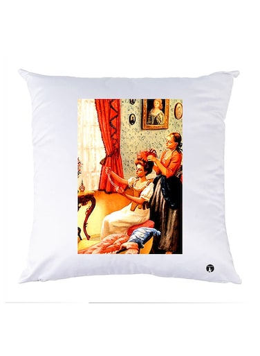 Printed Pillow Case Polyester White