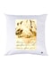 Printed Pillow Case polyester White 30x30cm