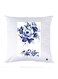 Printed Pillow polyester White/Blue 30x30cm