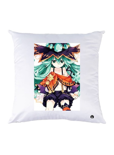 Printed Pillow Case polyester White 30x30cm