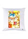 Printed Pillow Case polyester White 30x30cm