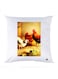 Printed Pillow Case polyester White 30x30cm