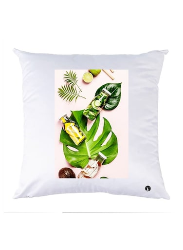 Printed Decorative Pillow Multicolour 30x30cm
