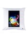 Printed Pillow Case polyester White 30x30cm