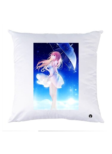 Printed Decorative Pillow Multicolour 30x30cm