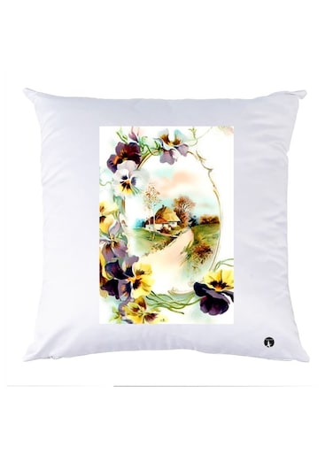 Printed Pillow polyester Multicolour 30x30cm