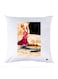 Printed Pillow Case polyester White 30x30cm