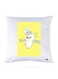Printed Pillow Case polyester White 30x30cm
