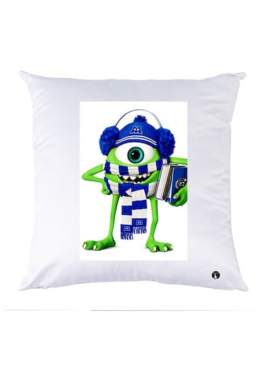 Printed Pillow polyester White 30x30cm