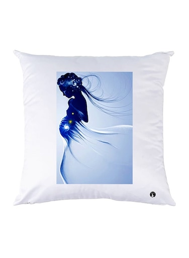 Printed Pillow Case polyester White 30x30cm