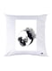 Printed Pillow Case polyester White 30x30cm