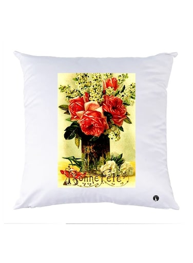 Printed Pillow polyester Multicolour 30x30cm