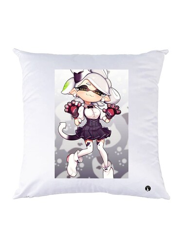 Printed Pillow polyester White 30x30cm