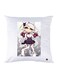 Printed Pillow polyester White 30x30cm