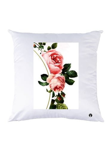 Printed Pillow polyester White 30x30cm