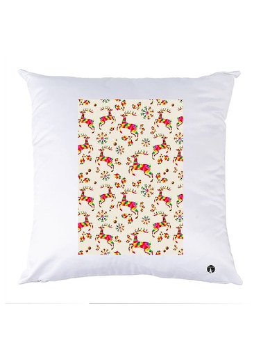 Printed Pillow Case polyester White 30x30cm