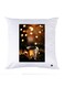 Printed Pillow polyester White 30x30cm