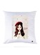 Printed Pillow Case polyester White 30x30cm