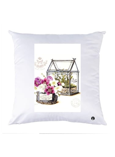 Printed Decorative Pillow Multicolour 30x30cm