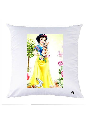 Printed Pillow Case polyester White 30x30cm