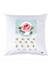 Printed Pillow polyester White 30x30cm