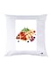 Printed Pillow Case polyester White 30x30cm