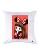 Printed Pillow Case polyester White 30x30cm
