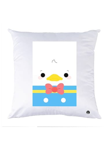 Printed Pillow polyester White 30x30cm