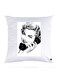 Printed Pillow Case Polyester White 30x30cm