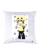 Printed Pillow Case polyester White 30x30cm