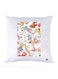 Printed Pillow Case Polyester White 30x30cm