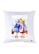 Printed Pillow Case polyester White 30x30cm