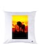 Printed Pillow Polyester White 30x30cm