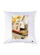 Printed Pillow Case polyester White 30x30cm