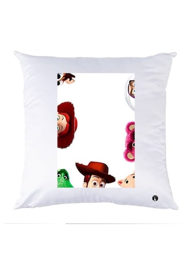 Printed Pillow Polyester Multicolour