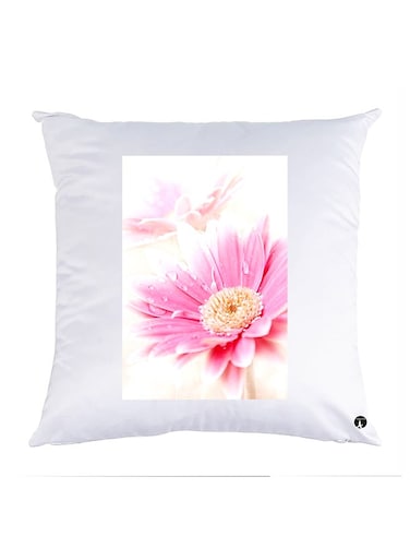 Printed Pillow polyester White 30x30cm