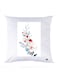 Printed Pillow Case polyester White 30x30cm