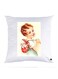 Printed Pillow polyester White 30x30cm