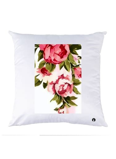 Printed Pillow polyester White 30x30cm