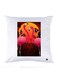 Printed Pillow Case polyester White 30x30cm