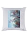 Cherry Fruits Printed Throw Pillow White/Blue/Red 30x30cm