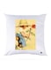 Printed Pillow Case polyester White 30x30cm