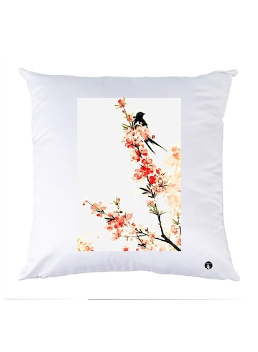 Printed Pillow polyester White 30x30cm